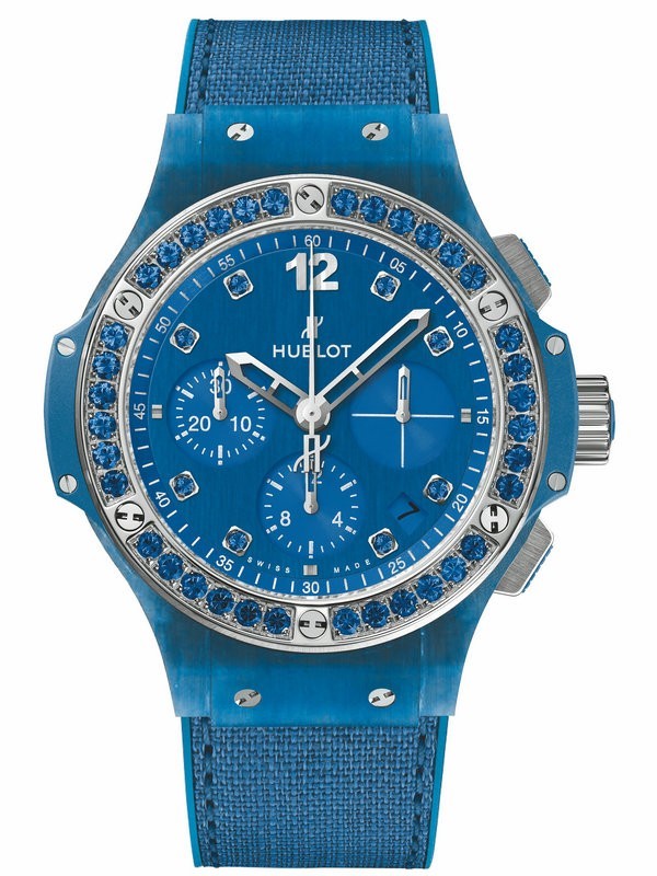 AAA Replica Hublot Big Bang Linen Ocean Blue Watch 341.XL.2770.NR.1201